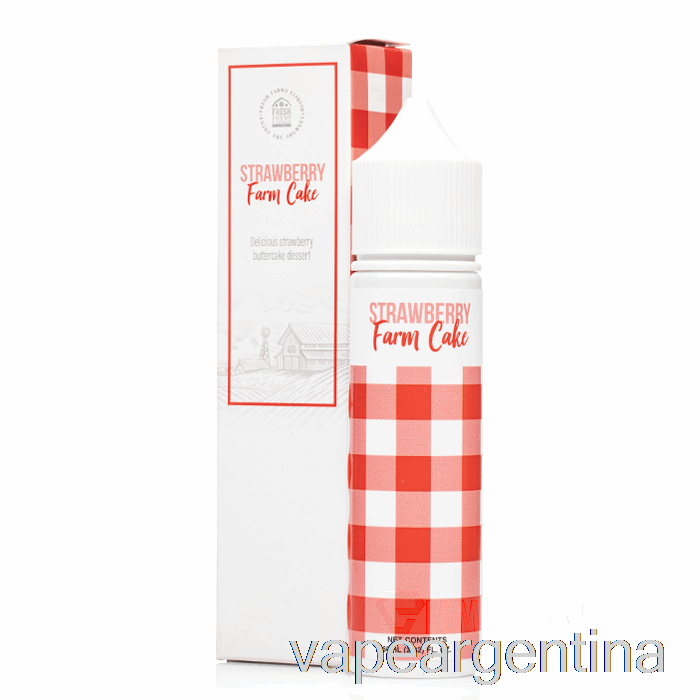 Tarta Granja Fresa - Granjas Frescas - 60ml 0mg Vape Descartable